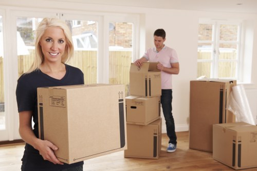 Protective wrapping used for safe furniture removals in West London