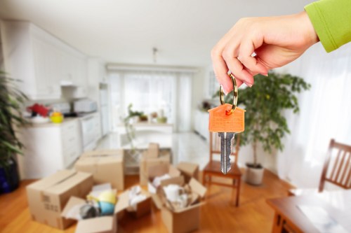 Packing and protection for household belongings during an Acton removal