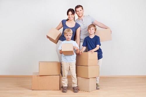 Removal team handling a flat move in Acton
