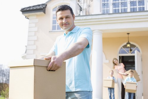 Professional furniture removal collection arranged in Acton