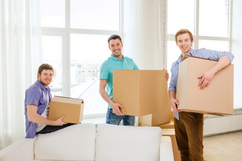 Moving truck ready for residential and commercial removals in Acton