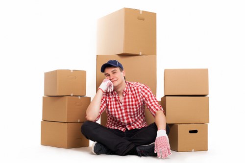 Transport schedule and service quotation for a van removal booking
